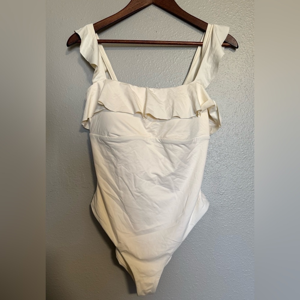 Eberjey Jane Smooth One-Piece swimsuit cream